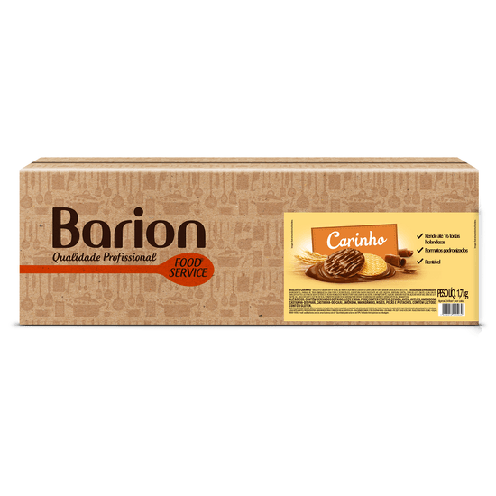 Pão De Mel Cobertos sabor Chocolate 300 g - Barion