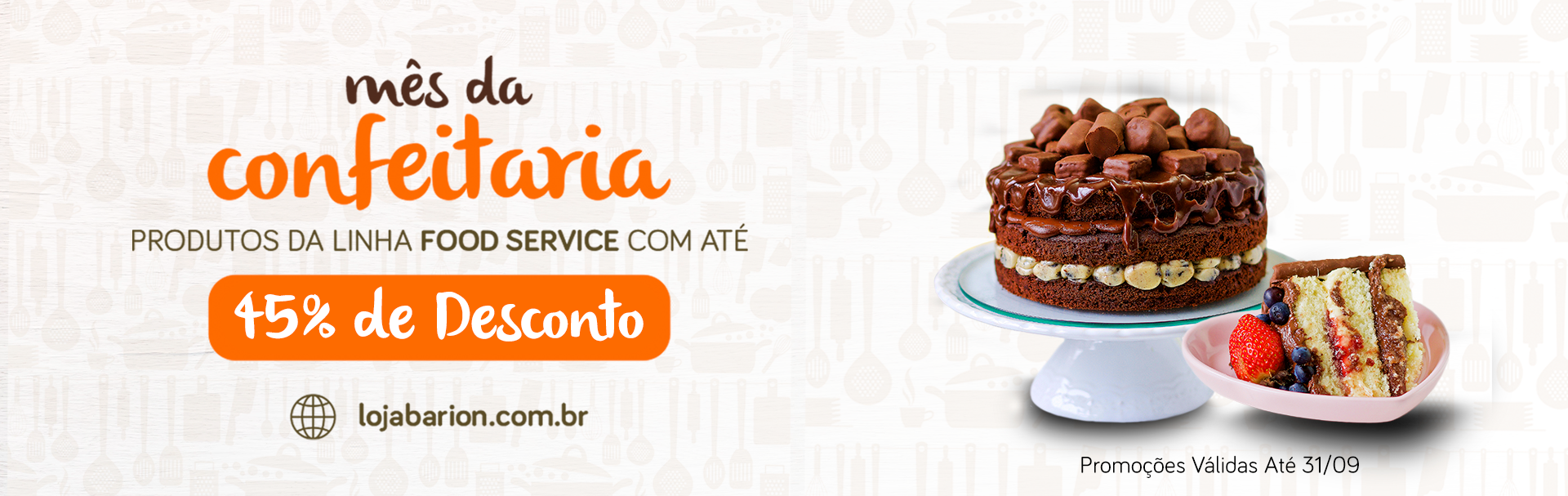 Banner Mês da Confeitaria