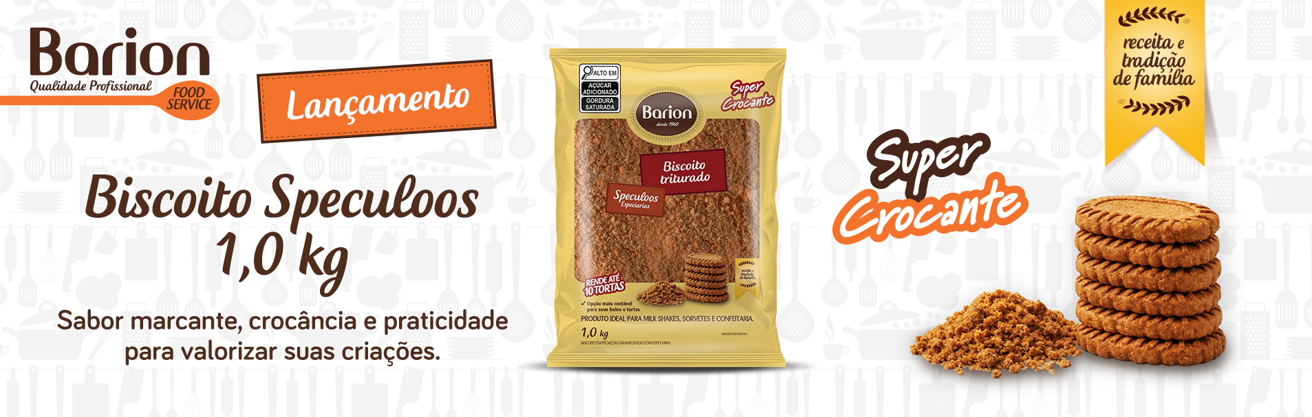 Banner Desktop Biscoito Speculoos Triturado